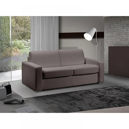 Inside 75 Canapé lit 2-3 places MASTER convertible EXPRESS 120 cm Cuir Taupe MATELAS 18 CM INCLUS