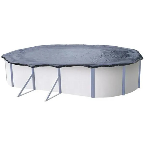 Bâche d'hiver pour piscine de 10.05x5.5 à 10.25x5.65 m - c0143 - TRIGANO JARDIN