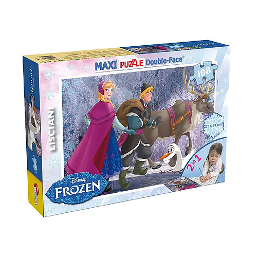 Disney La Reine des neiges ? Puzzle Double Face Douce SU