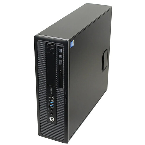 HP ProDesk 600 G1 SFF i3-4130 8Go 120Go SSD + 500Go HDD DVD Win 10 Pro · Reconditionné