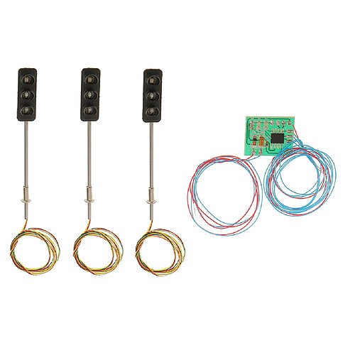 Modèle Traffic Light,Traffic Signal Lights,Prewired Traffic Light,Train Model Pièces,signal de circulation,accessoire de transport,accessoire de voiture,signal de trafic