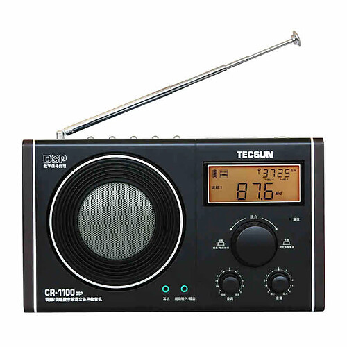 Universal Cr 1100 DSP AM/FM radio stéréo radio FM portable rétro 87108 MHz/65108 MHz/5221620 kHz AM/FM radio stéréo |