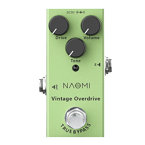 Guitare Effet Pédale Overdrive Mini Simple Véritable Contournement Pour Guitare NEP-06