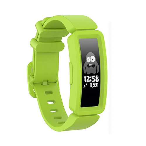 Wewoo Bracelet pour montre connectée Fitbit Inspire HR / Ace 2 Silicone Smart Watch de remplacement Vert