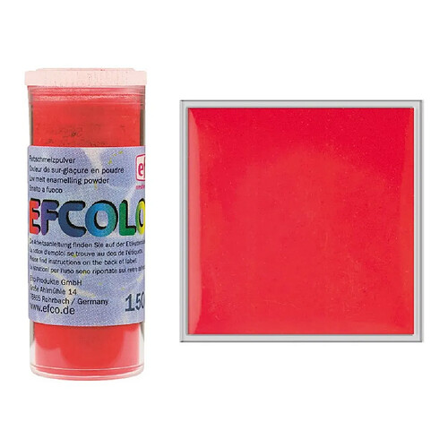 Poudre opaque 10 ml Efcolor pour émaillage à froid, pour cuisson 150°C