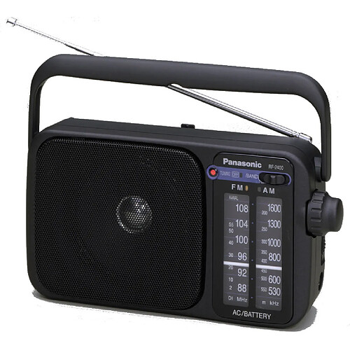 Radio portable analogique noir - rf2400degk - PANASONIC