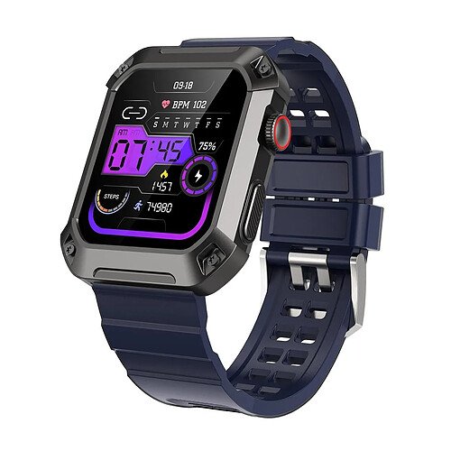 Yonis Montre Connectée IPS 1.83' Bluetooth Santé