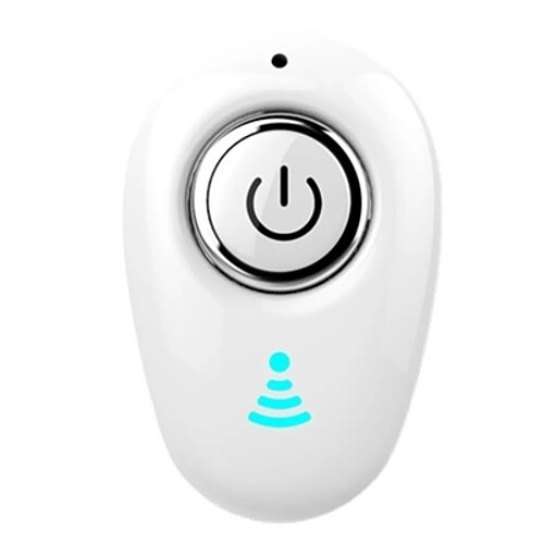 Wewoo Mini Bluetooth Écouteurs Ecouteurs Sport avec Micro pour Tous les téléphones (BLANC)