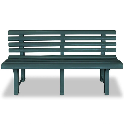 Maison Chic Banc de jardin | Banquette de jardin | Chaise Relax 145,5 cm Plastique Vert -MN47941