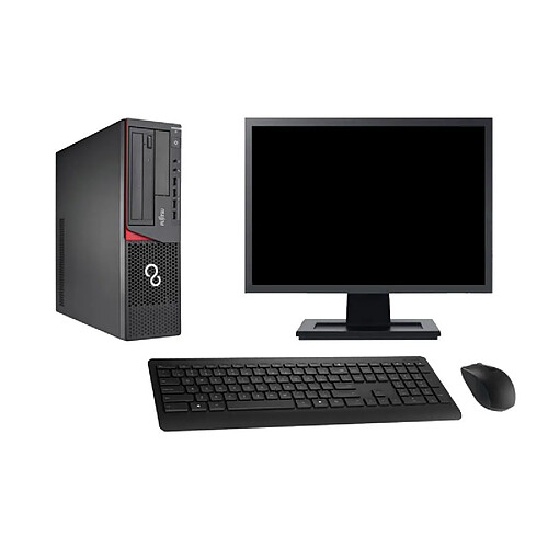 PC Fujitsu E720 E85+ DT Ecran 22" i5-4570 RAM 16Go SSD 240Go Windows 10 Wifi · Occasion