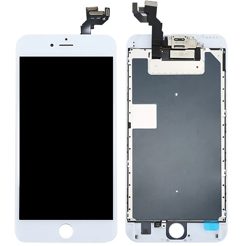 Wewoo Pour iPhone 6s Plus Caméra blanc avant + LCD Century + Cadre + Touch Pad Assemblage de numériseur pièce détachée 4 en 1