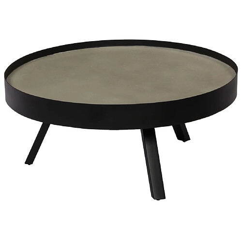 vidaXL Table basse Dessus de table en béton 74x32 cm