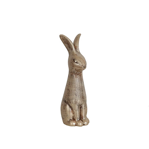 Figurine Décorative Romimex Beige Céramique Lapin 13 x 40 x 15 cm