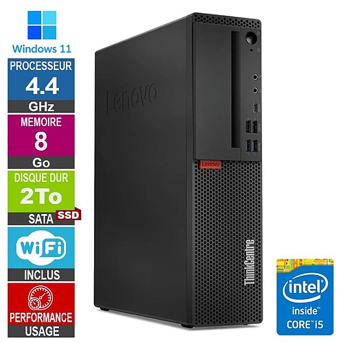 Lenovo M720s i5-9500 4.40GHz 8Go/2To SSD Wifi W11 · Reconditionné