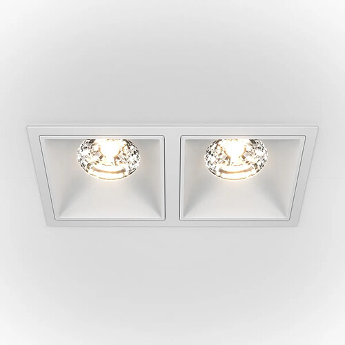 MAYTONI Downlight Encastré Twin Dimmable Blanc, 2500lm, 4000K