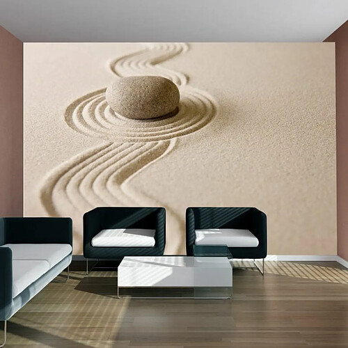 Paris Prix Papier Peint Zen Sand Garden 193 x 250 cm