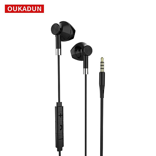 GUPBOO Casque filaire 3,5 mm, casque de musique avec microphone