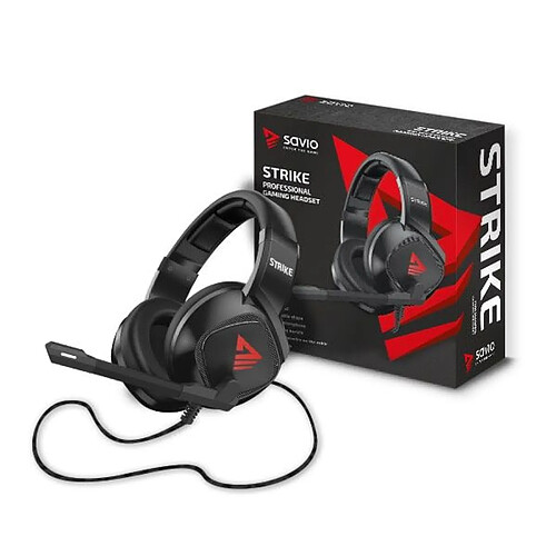 Savio Gaming headphones SAVIO STRIKE Jack 2 x 3.5mm + USB