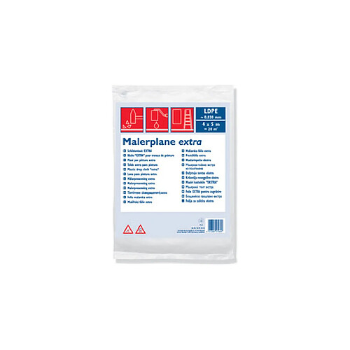 WESTEX Bâche pour travaux de peinture, LDPE, 30 microns ()