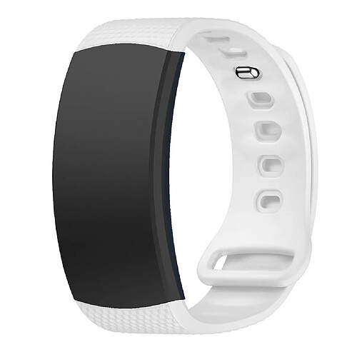 Wewoo Bracelet pour montre connectée en silicone Samsung Gear Fit2 SM-R360taille de la dragonne 150-213mm blanc