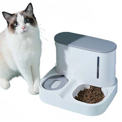 Universal Alimentateur automatique pour animaux de compagnie Conteneur d'alimentation pour chats de grande capacité Eau pour chiens de voiture Eau pour chiens de compagnie Bocaux Conteneurs d'alimentation pour animaux de compagnie