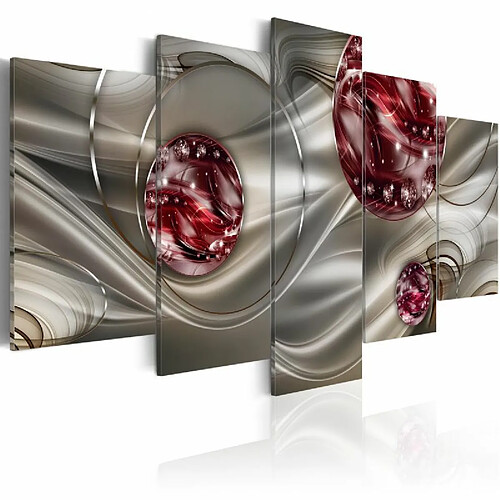 Paris Prix Tableau Imprimé Crimson Galaxy 100 x 200 cm