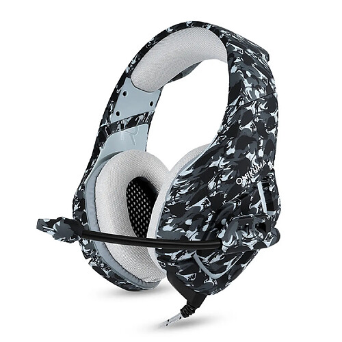 Universal Casque de camouflage, casque de jeu, casque de jeu, microphone pour téléphone portable, tablette |