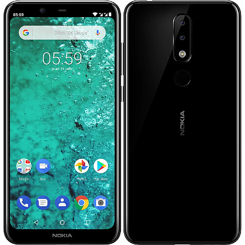 Nokia 5.1 Plus - Double SIM - Noir · Reconditionné