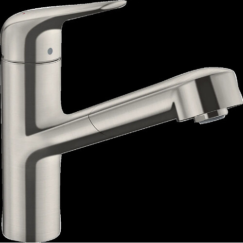 Mitigeur de cuisine HANSGROHE Focus M42 , avec douchette extractible 1 jet aspect acier inox - 71814800