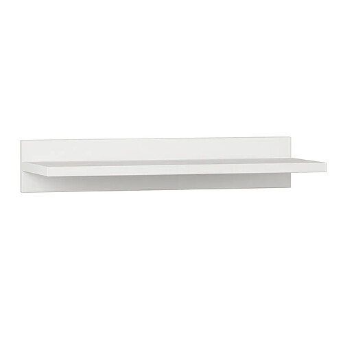 Pegane Etagère murale en bois coloris blanc - longueur 60 x profondeur 24 x hauteur 10 cm