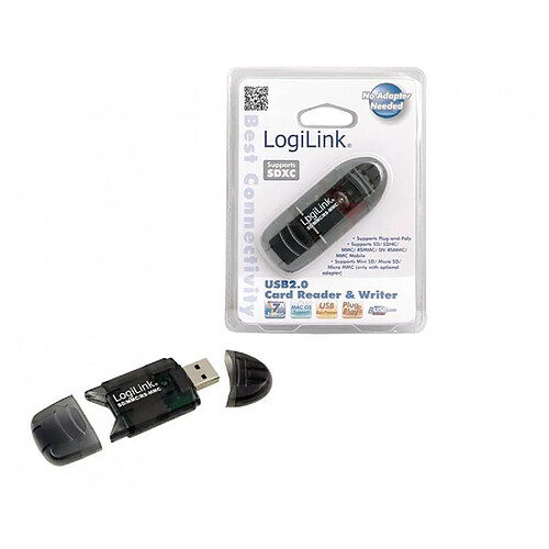 LOGILINK Lecteur de carte USB 2.0 - SD / MMC