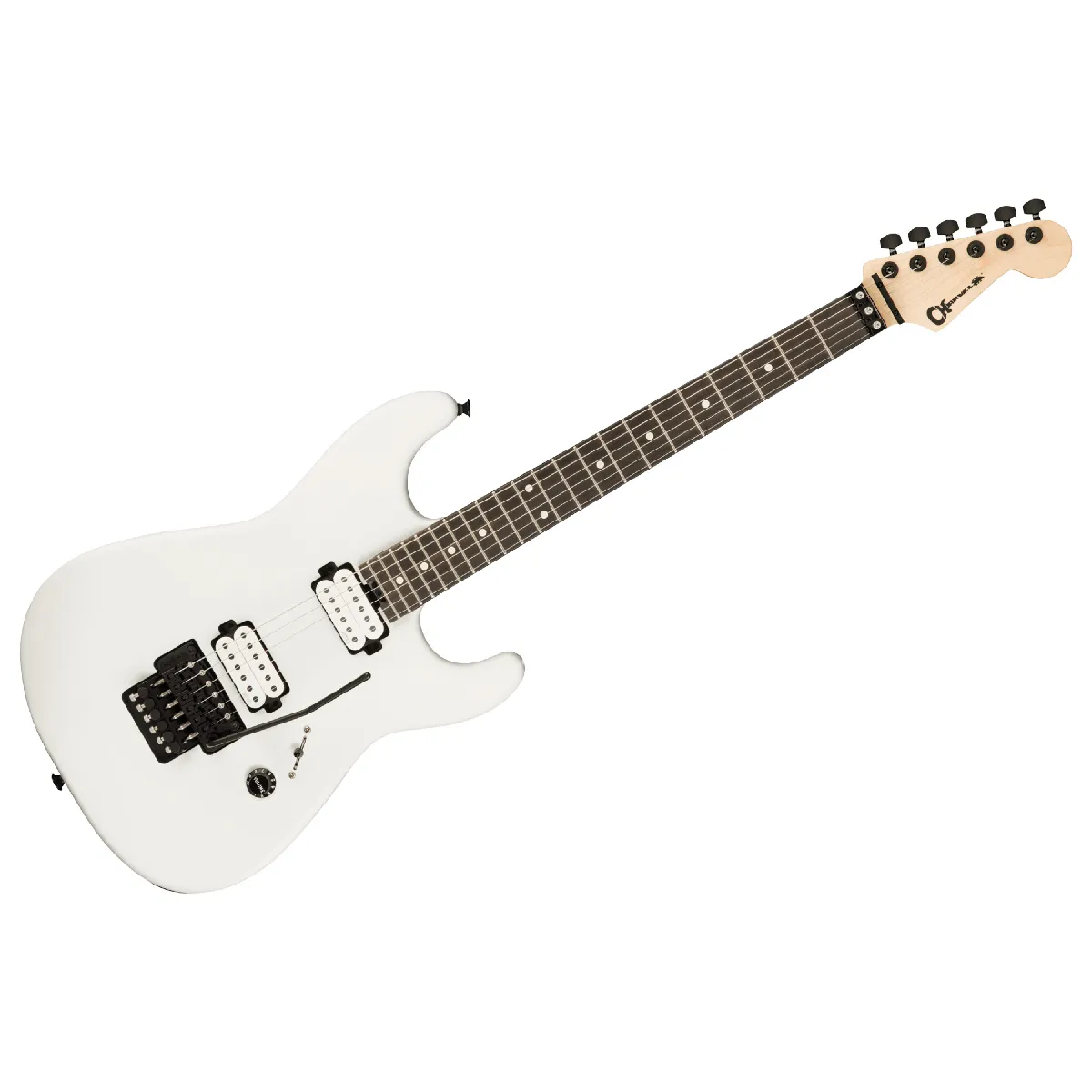 Jim Root Signature Pro-Mod San Dimas Style 1 HH FR E Satin White Charvel