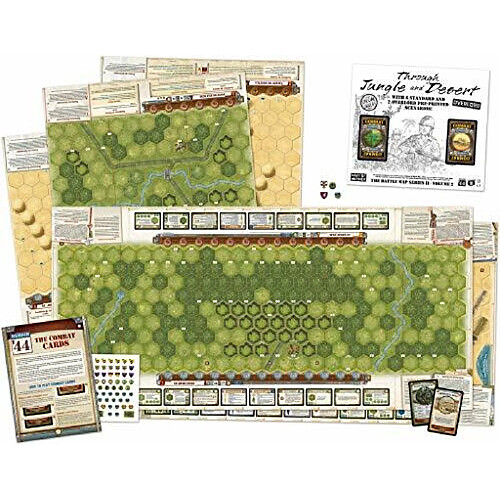 Jeu de sociAtA Memoir 44 Through Jungle and Desert EXPANSION Jeu de bataille de miniatures historiques pour adultes et enfants 8 ans et plus 2 joueurs Temps de jeu moyen 30-60 minutes RAalisA par Days of Wonder