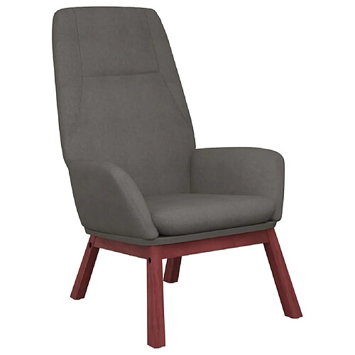 Maison Chic Chaise de relaxation | Fauteuil relax Gris clair Tissu -GKD32260