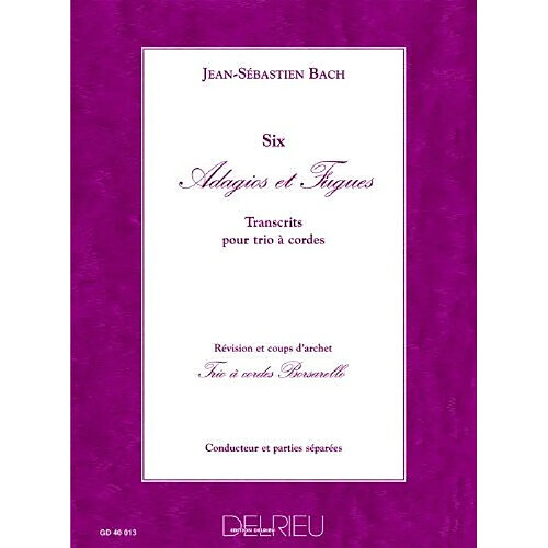 Edition Delrieu Adagios et Fugues (6)