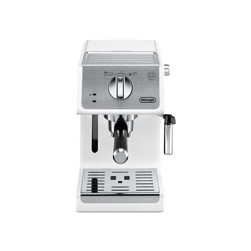 DeLonghi ECP 33.21.W Machine Expresso 1.1L 220V 1100W 44dB Réutilisable Plastique Classique Blanc