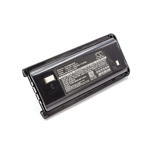 vhbw Batterie compatible avec Kenwood TK-3301E, TK-3301T, TK-3302E, TK-3302E3, TK-3302 radio talkie-walkie (1800mAh, 7,4V, Li-Ion)