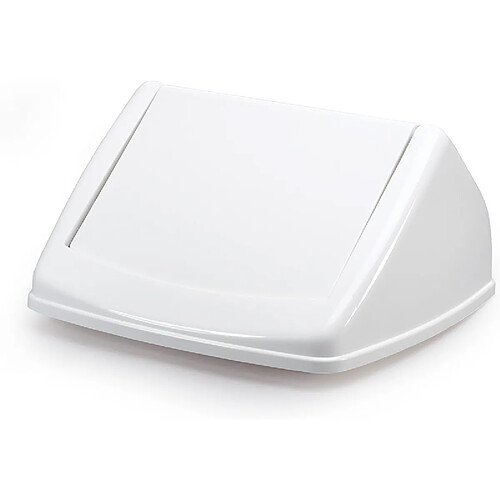 DURABLE Couvercle DURABIN FLIP LID SQUARE 40, blanc/blanc ()