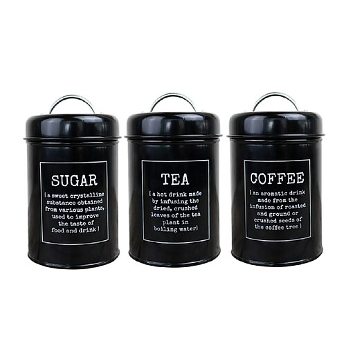 thé café sucre cuisine bocaux bidons pots pots contenants rouges