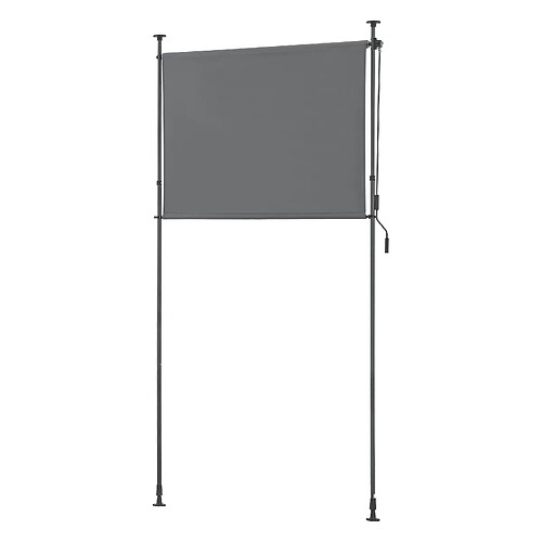 Store extérieur Cimarra aux barres téléscopiques sans perçage 104 x 270 x 310 cm gris foncé [pro.tec]