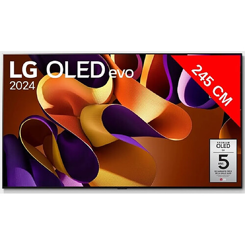 LG TV OLED 4K 245 cm OLED97G4 evo 2024