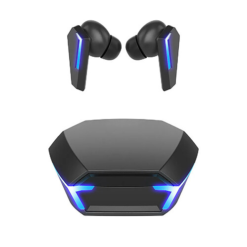 Shot Ecouteurs Bluetooth Design Avec Boitier de Charge pour "IPOD Nano" Smartphone Sans Fil INTRA-AURICULAIRE (NOIR)