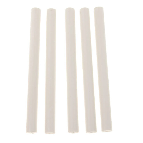 5pcs rondes de cire à cacheter bâton de cachet colle pour outils de fête de mariage blanc