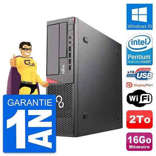 PC Fujitsu Esprimo E720 DT Intel G3220 RAM 16Go Disque Dur 2To Windows 10 Wifi · Occasion