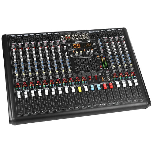 Table De Mixage Audio 14 Canaux Bluetooth Avec Effets DSP Et USB EU Plug YONIS