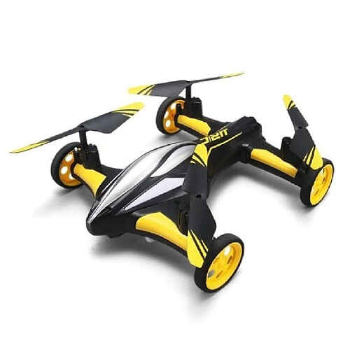 Universal 2.4G RC Drone Air-Ground Flying Car H23 Quadcopter With Light Color Remote Control Model Helicopter Best Toy | RC Helicopter(Le noir)