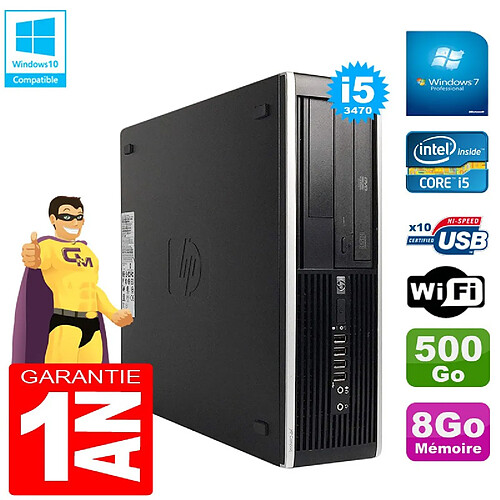 PC HP Compaq Pro 6300 SFF I5-3470 RAM 8Go Disque 500Go Graveur DVD Wifi W7 · Occasion