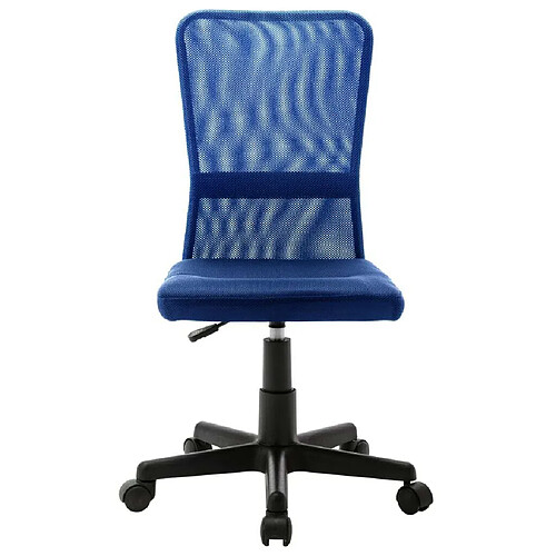 Maison Chic Chaise Gaming | Chaise de bureau Ergonomique Fauteuil Bleu 44x52x100 cm Tissu en maille -GKD73095