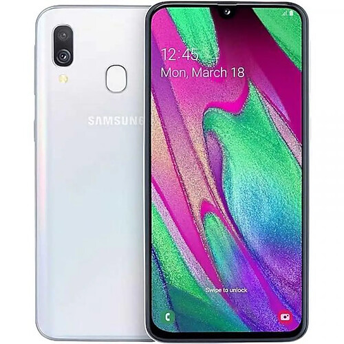 Samsung A405 Galaxy A40 4G 64GB Dual-SIM white EU · Reconditionné