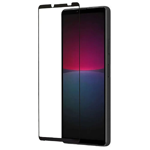 Htdmobiles Verre trempe pour Sony Xperia 10 V - film de protection incurve integral - NOIR